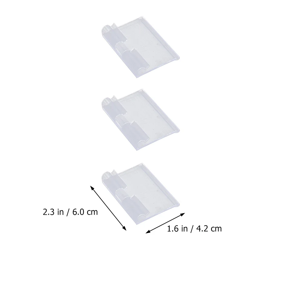 50 Pcs Label Sign Holder Stand Shelf Tags Price Stands Monitor Card Display Goods Labels Bracket Accessories