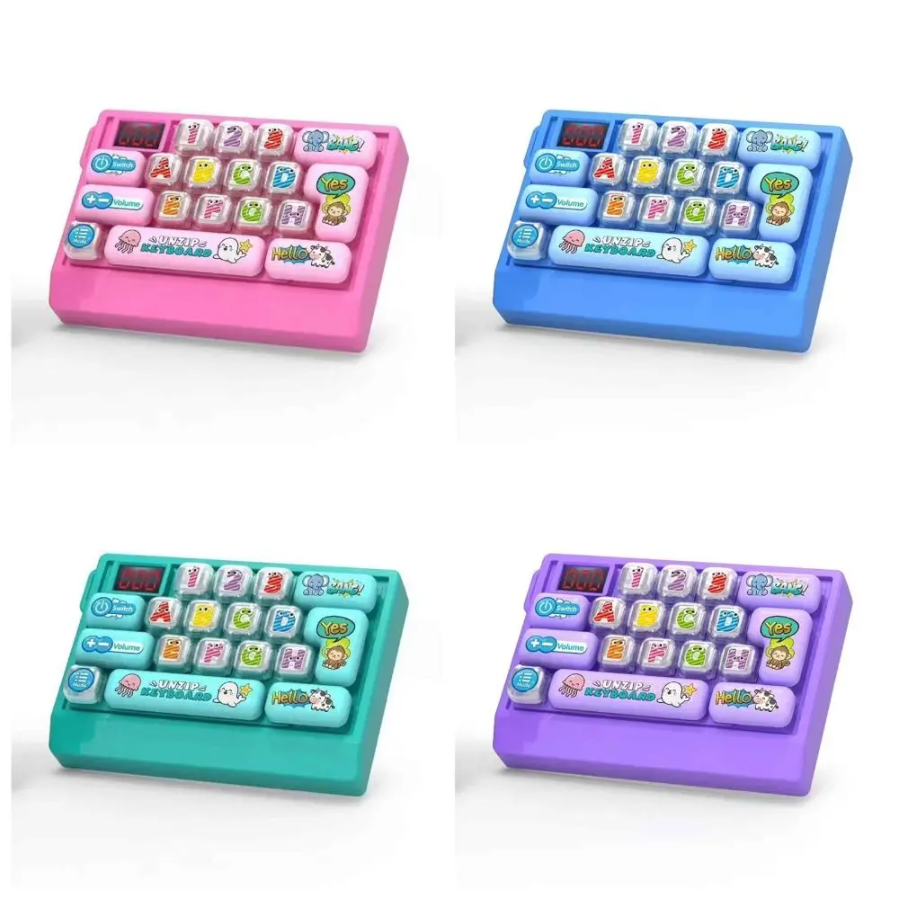 Electronic Game Quick Push Keyboard Game Machine Stress Relief Sensory Focus Training Pop Fidget Handheld Quick Push