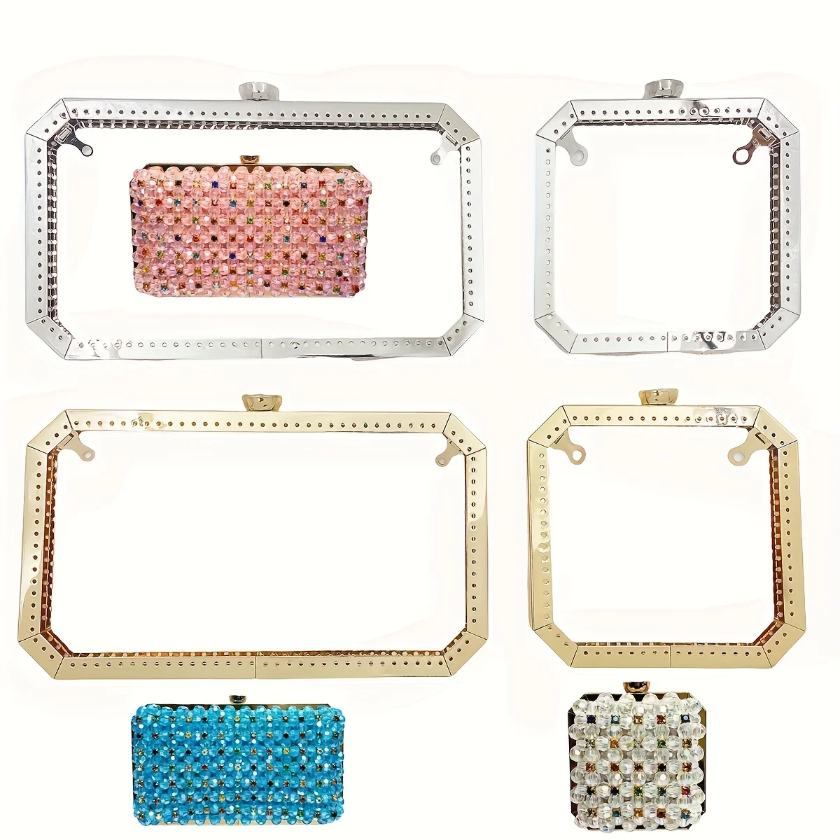 

Metal Purse Frame DIY Handbag Accessories Bag Handle Purse Hanger Frame Wholesale Purse Frames Bag Metel Accessories