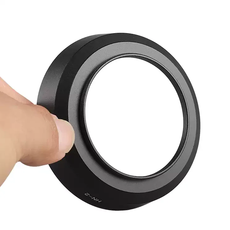 Metal HN‑2 HN‑3 HN‑1 Lens Hood for Nikon 24F2.8D 28F2.8D 35F2D 50F1.8D 50F1.4D Lens 52mm Metal Lens Shade Support 72mm Cap