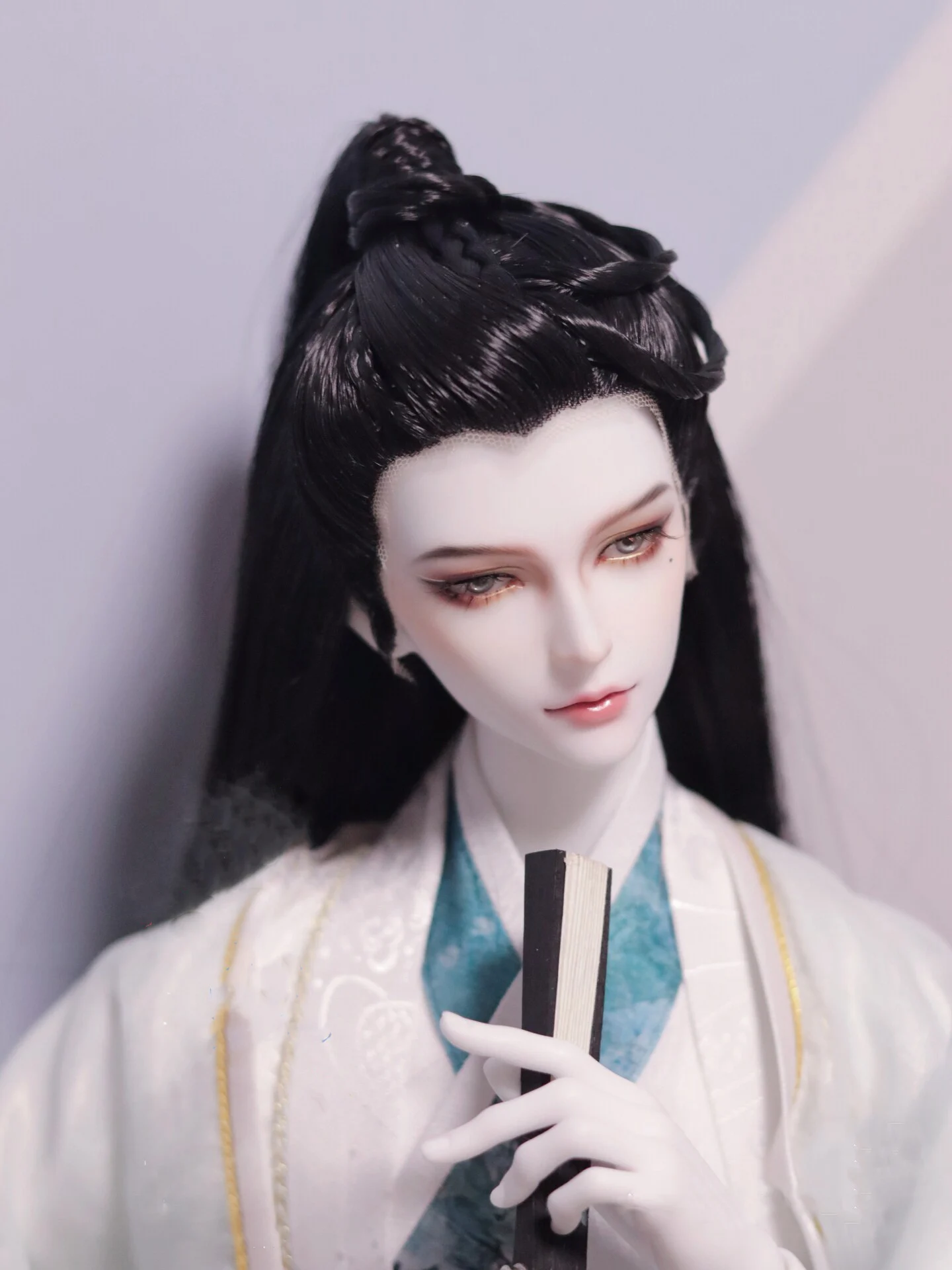 1/3 Scale Ancient Costume BJD Wig Doll Accessories Hanfu Antique Style Hair Retro Samurai Wigs For BJD/SD SD13 SSDF Uncle C1867