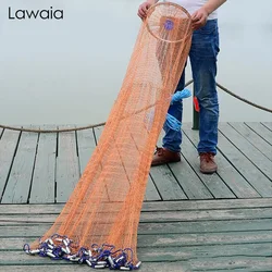 Lawaia USA Red de lanzamiento con plomo y malla pequeña