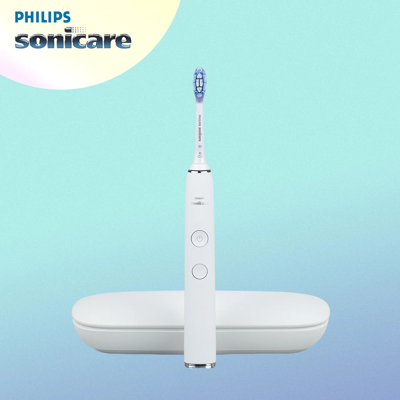 

Philips Sonicare DiamondClean Handle with Accessories electric toothbrush HX992 rechargeable Replacement Heads Adult