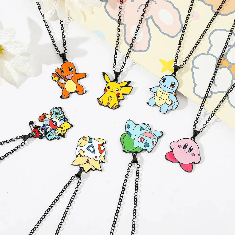 Anime Pokemon Metal Toy, Cute Figure, Pikachu, Squirtle, Psyduck, Charmander, Party Decoration Cosplay Gift