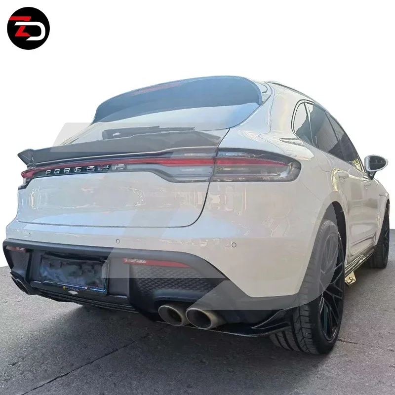 

Newest ZD Style Front Lip Side Skirt Diffuser Trunk Spoiler Carbon Body Kit for Porsche Macan 95B 3 LCI 2022 up