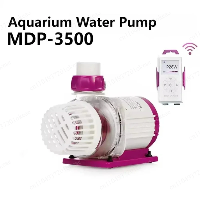 MDP-3500 28W 3500L/H Smart DC Fish Tank Aquarium Water Pump  LCD Display With Wifi Control Oxygen Pump