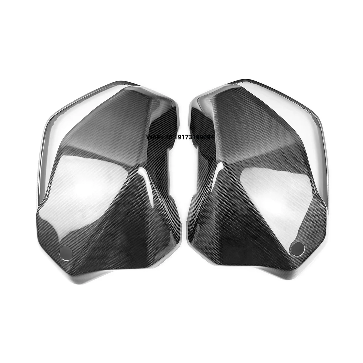 

Motorcycle Accessories Side Box Cover Carbon Fiber 3K Twill Glossy Black Fit for S1000XR Models