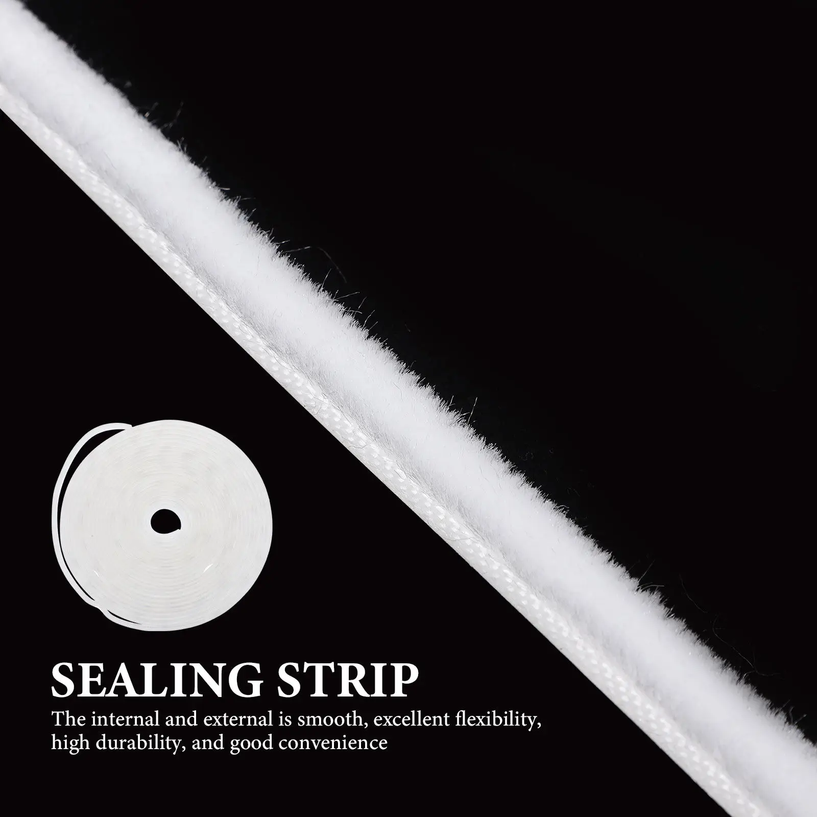 

1 Roll Premium Self-Adhesive Sealing Strip Door Window Weatherstrip Soundproof Windproof Anti-Collision Seal Tape for Home Glass