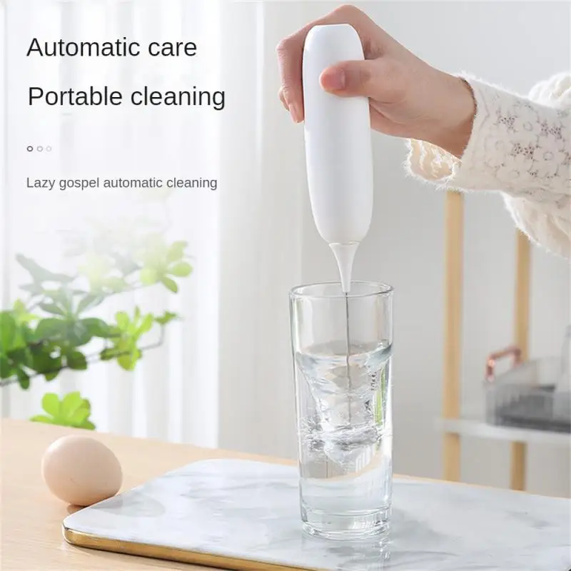 Electric Milk Frother Milk Cream Handheld Coffee Maker Kitchen Beverage Foam Whiskey Blender Coffee Cream Frost Kitchen Tools