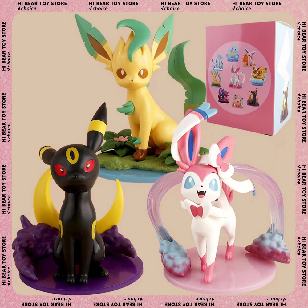 

Pokemon Figure Sylveon Figures Leafeon Umbreon Figurine 17cm Pvc Models Dolls Collection Statue Toys Kids Halloween Gifts
