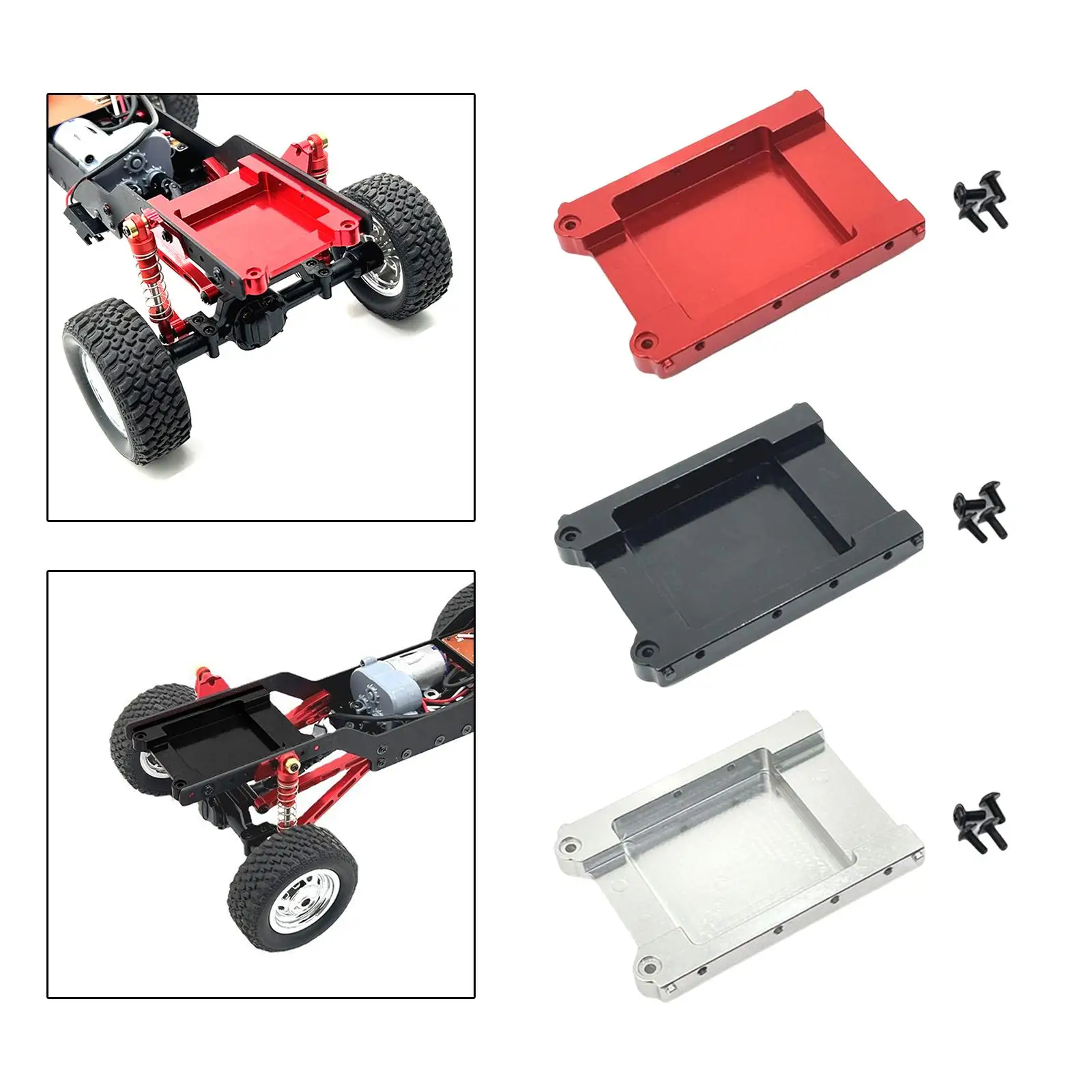 Metal Tail Plate Toy Car Rear Tail Board Anti Collision for 1:12 RC Car Remote Control Model Car Accessories