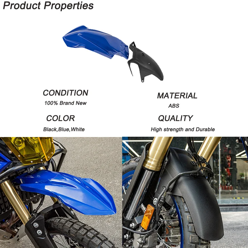 Motorcycle Front Mudguard  For Yamaha TENERE 700 2019 2020 2021-2023 Rally Extender Hugger Front Fender Motorcross Accessories