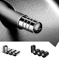 Metal Car Tire Valve Cap Decor Car Wheel Nozzle Dustproof Tyre Valve Stem Caps for Jaguar XF XJ XE XK F-Type X-Type F-Pace XFJ