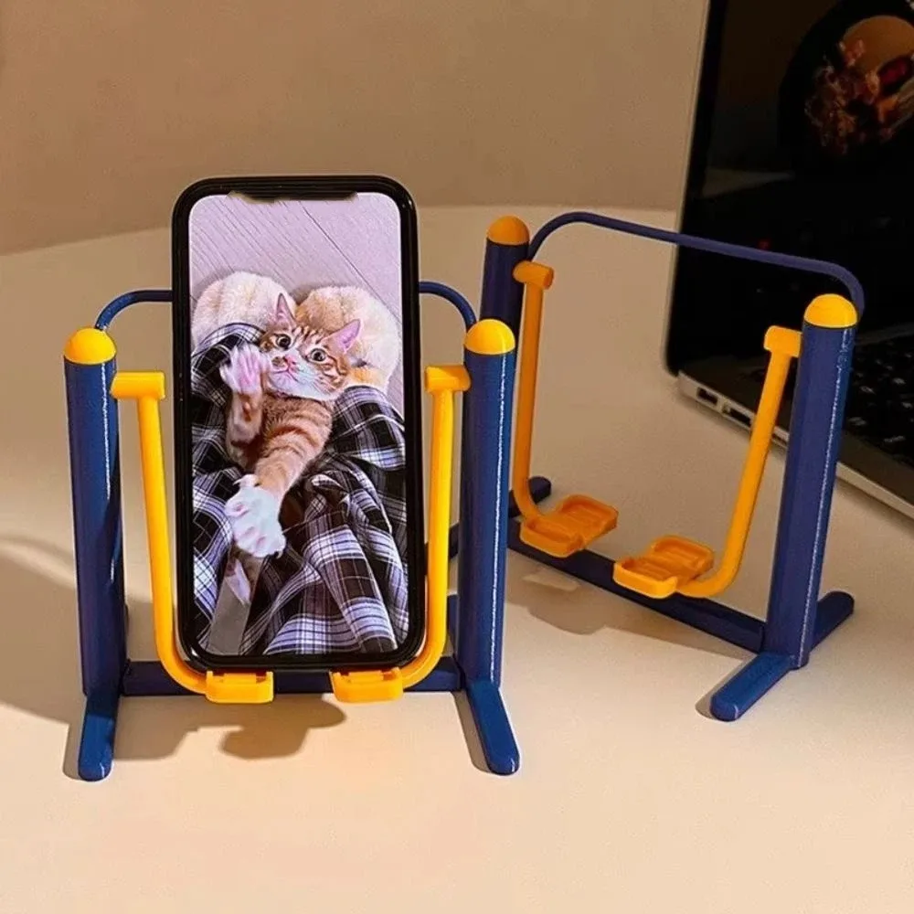 Figure Fitness Equipment Phone Holder Multi-functional Statue 3D Printed Mobile Phone Stand Portable Anti-slip