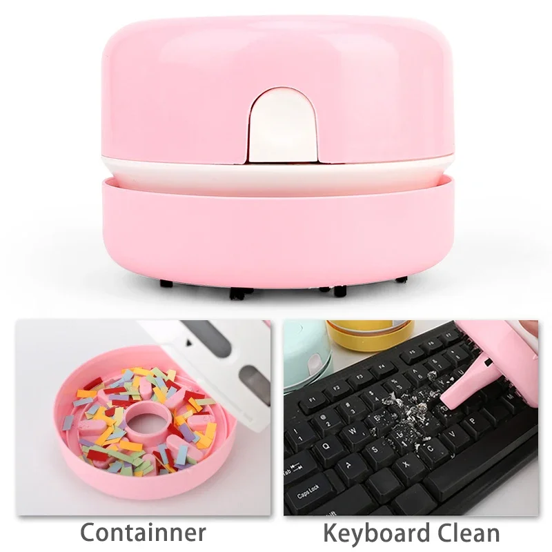 Desk Portable Desktop Cleaner Mini Desk Vacuum Cleaner Mini Desktop Dust Remover Sweeper Vacuum Cleaner Table Cleaning Tool