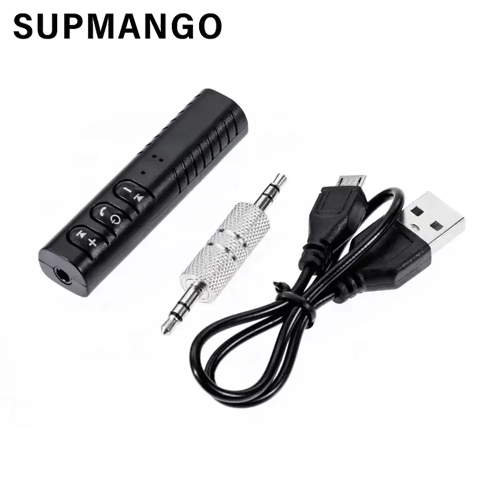 Wireless Bluetooth Compatible 5.0 Receiver Transmitter Adapter 3.5mm Jack For Car Music Audio Aux Headphone Reciever Handsfree