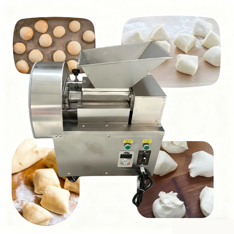 

Bun Dough Cutting Machine Biscuit Dumpling Dough Flour Rounder Cutter Sheeter Machine Dough Divider