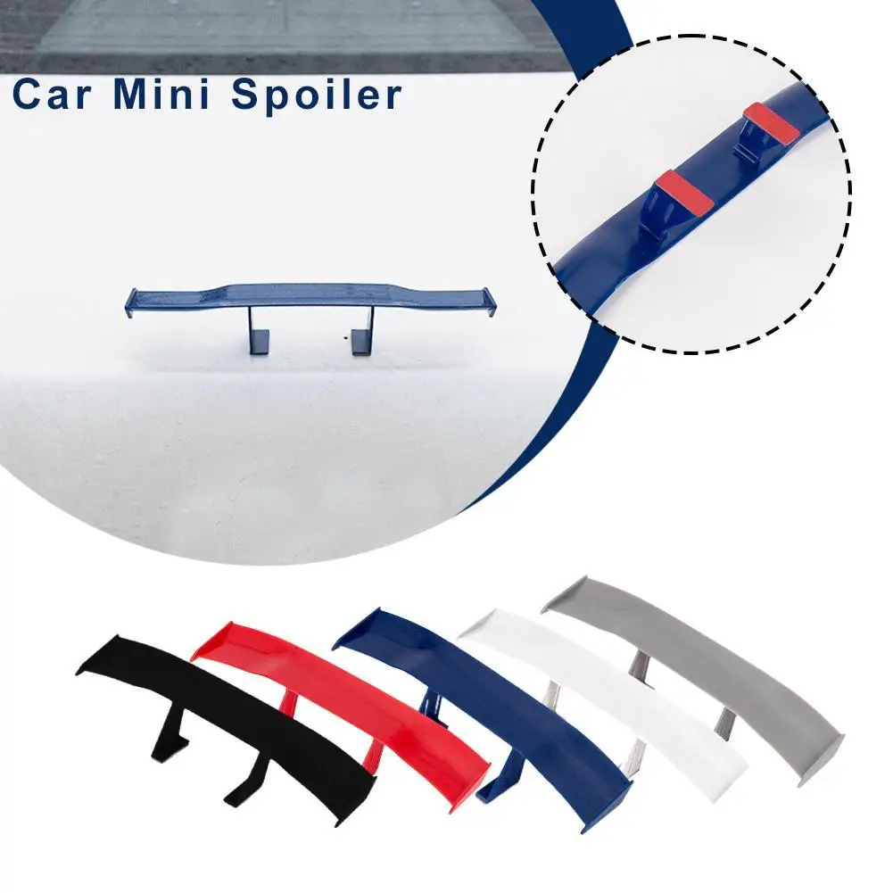 GT Style Carbon Look Car Rear Spoiler Mini Wings Decoration Auto Accessories Black Blue Red White Grey Winglet