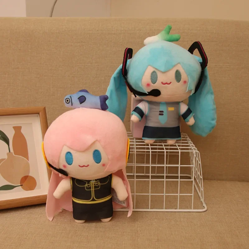 25CM Kawaii Hatsune Miku Plush Doll Cute Miku Anime Collection Peripheral Stuffed Toys Decoration Toys Girlfriend Ornament Gift