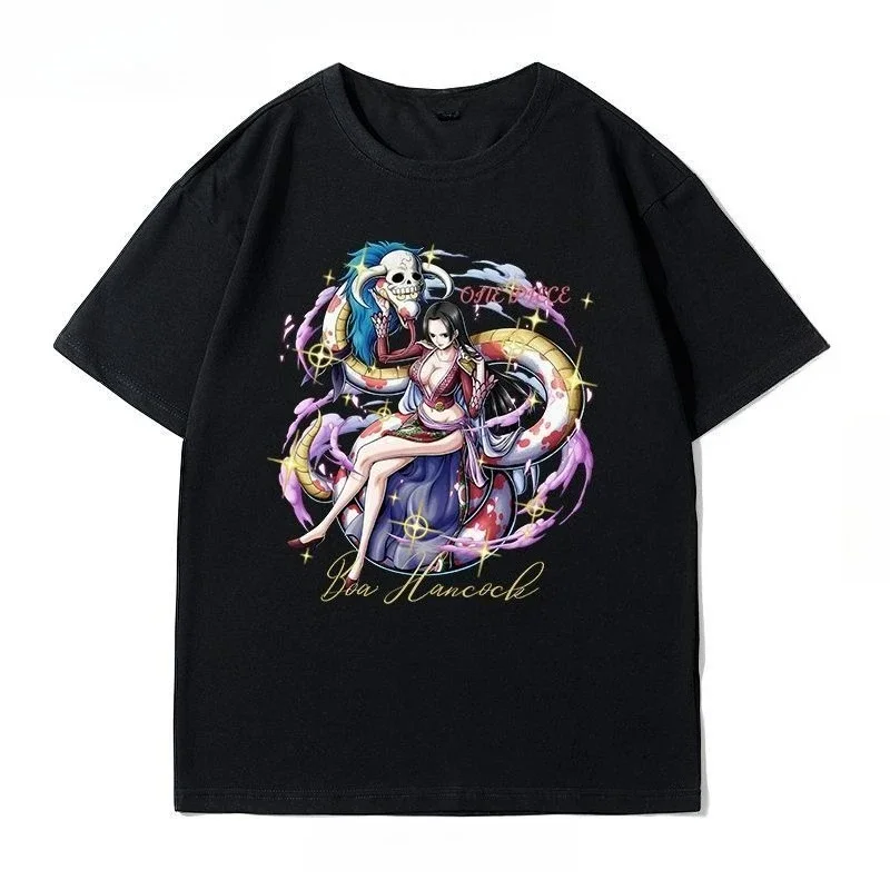 

King of Voyages Joint Clothes Female Emperor Boya Hankuk Cos Футболка с короткими рукавами и анимацией Периферия Shimbukai Snake Ji Luffy