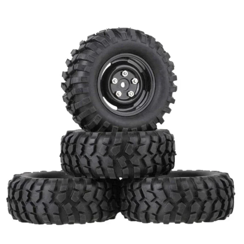 1.9" Tires 108mm Wheel 12mm Hex Hub For SCX10 RC Telecontrol Model Car Climbing Tyre Simulated Gravel Tire High Quality