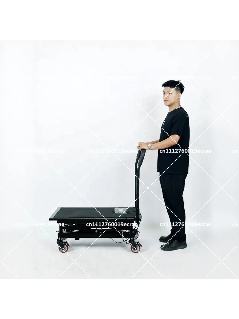 Hydraulic Lifting Stool Thickened Folding Rolling Work Stool for Tiling Indoor Decoration