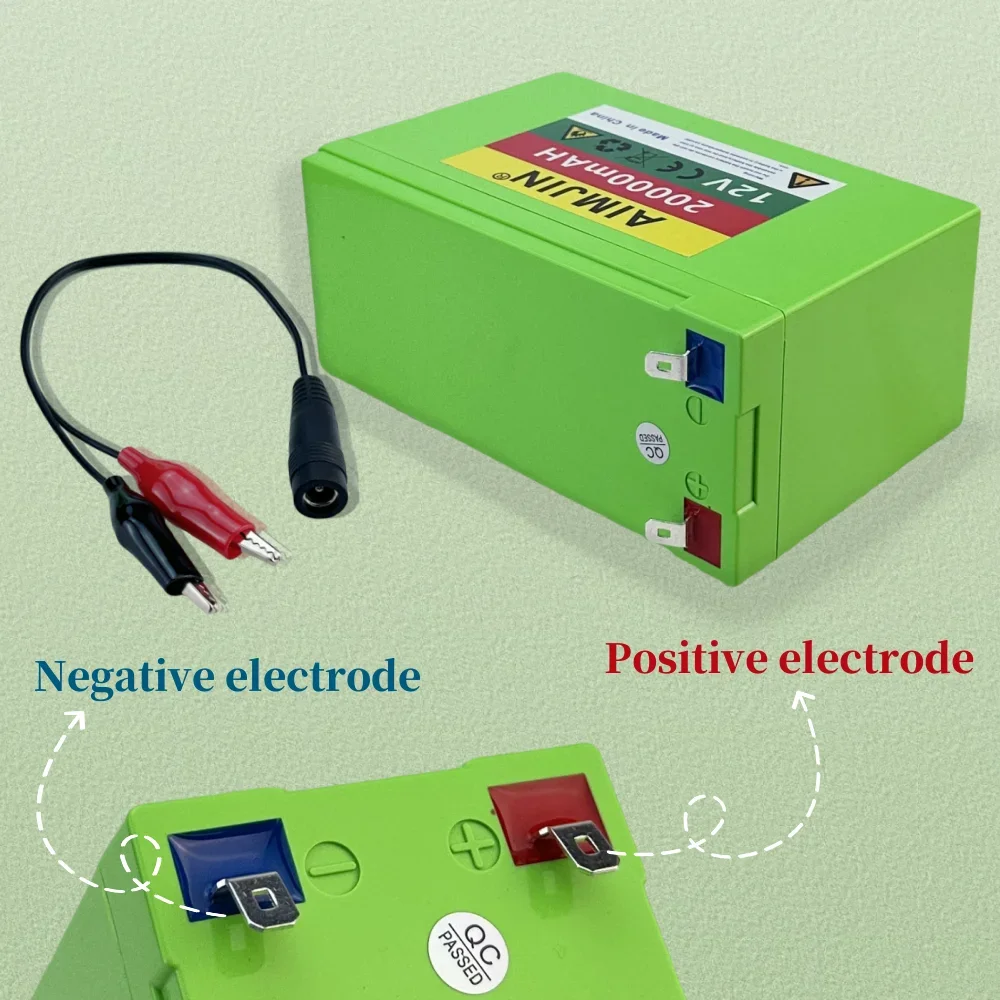 18650 3S6P 12V 20Ah  Rechargeable Lithium battery pack with charger，Suitable for solar storage electric lighting outdoor