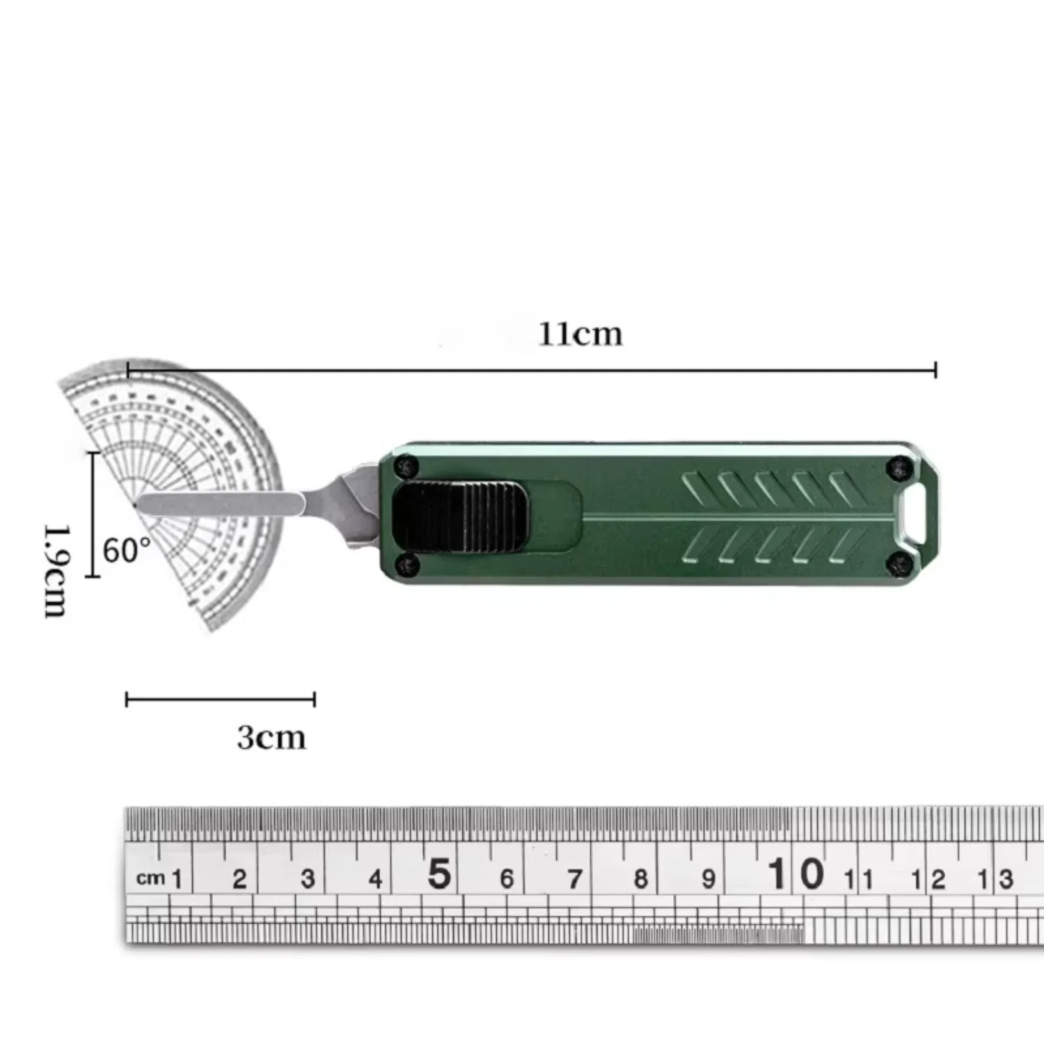 1pc，EDC Box Cutter, open package delivery , outdoor mini body , with blades,  , portable