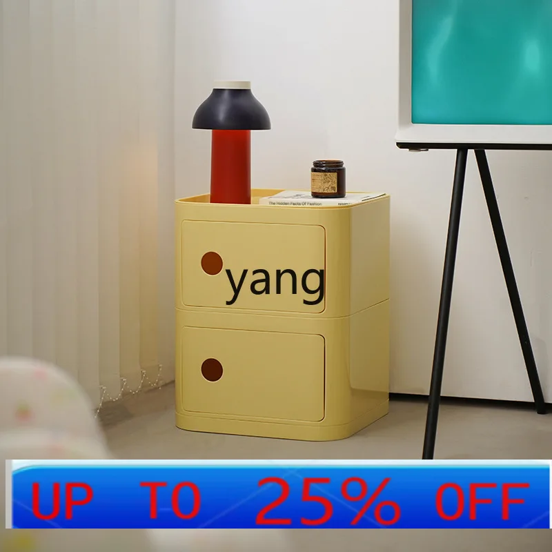 

LMM Modern Simple Creative Small Storage Locker Shelf Household Extremely Narrow Cream Wind