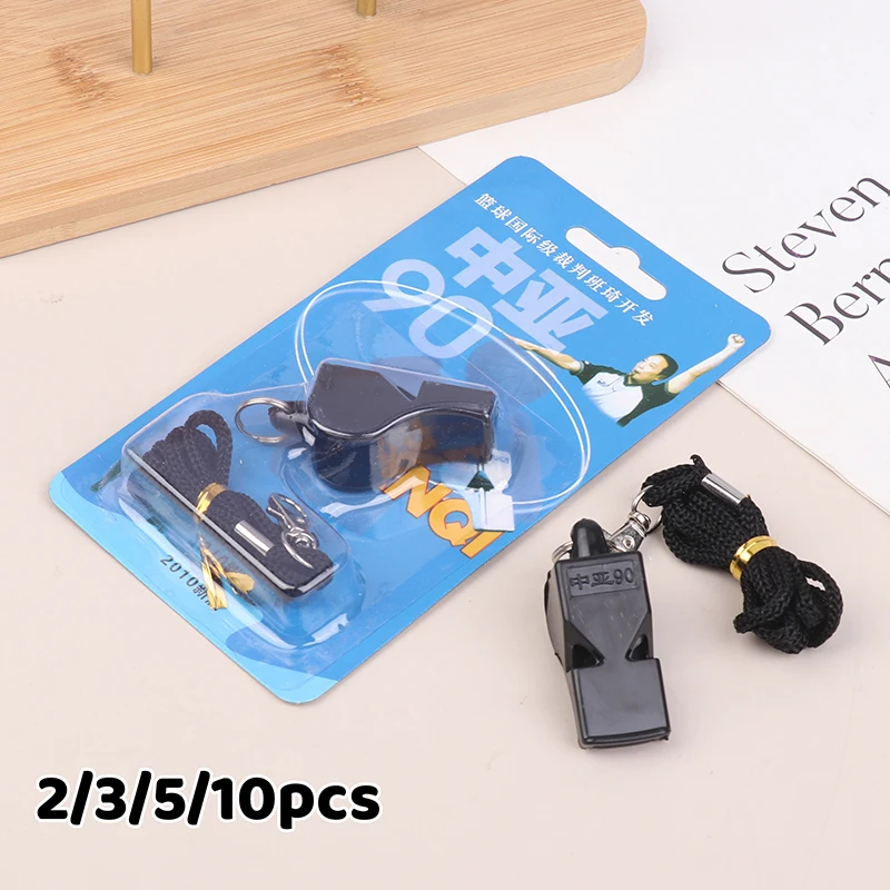 【OD】2/3/5/10Pcs Whistle Kit With Professional Lanyard Mouthguard For Basketball Soccer Volleyball Futsal And Handball Referees