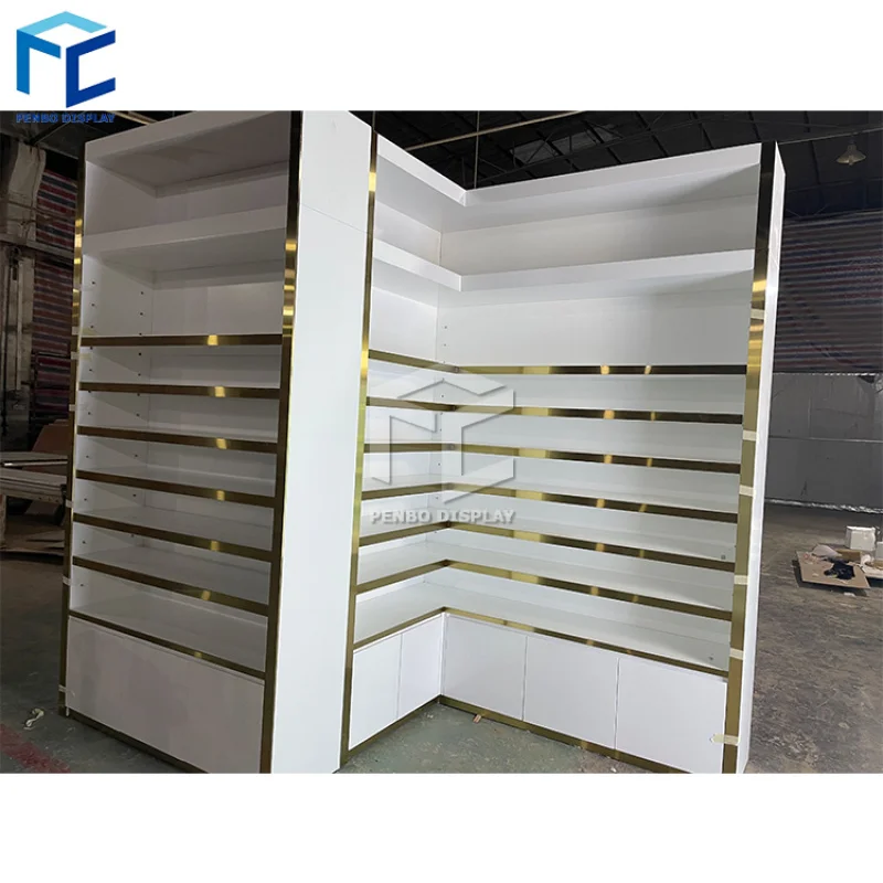 2025customized.High Grade Flower Shop Display Showcase Retail Shop Display Shelves