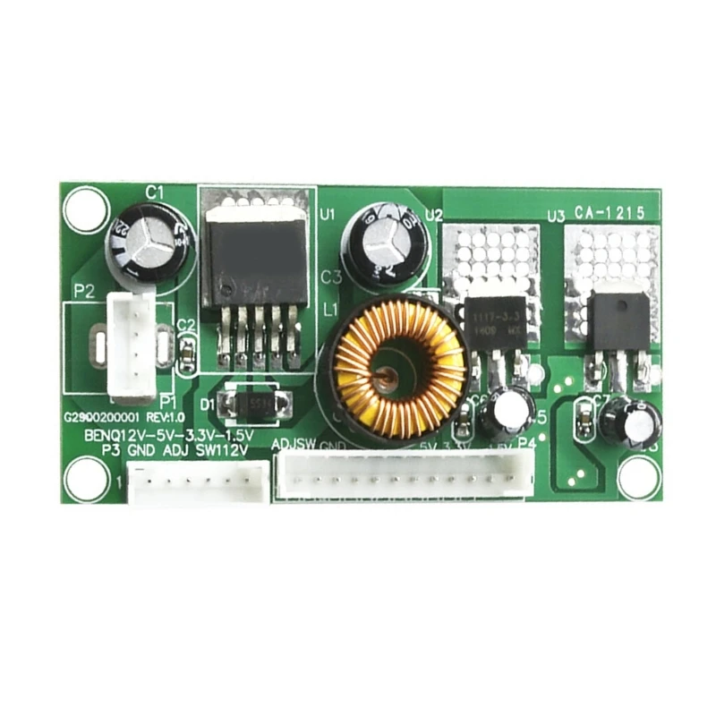 

Voltages Regulator Board for Electronics Converts 12V to Lower Voltages with Precisions Dropship