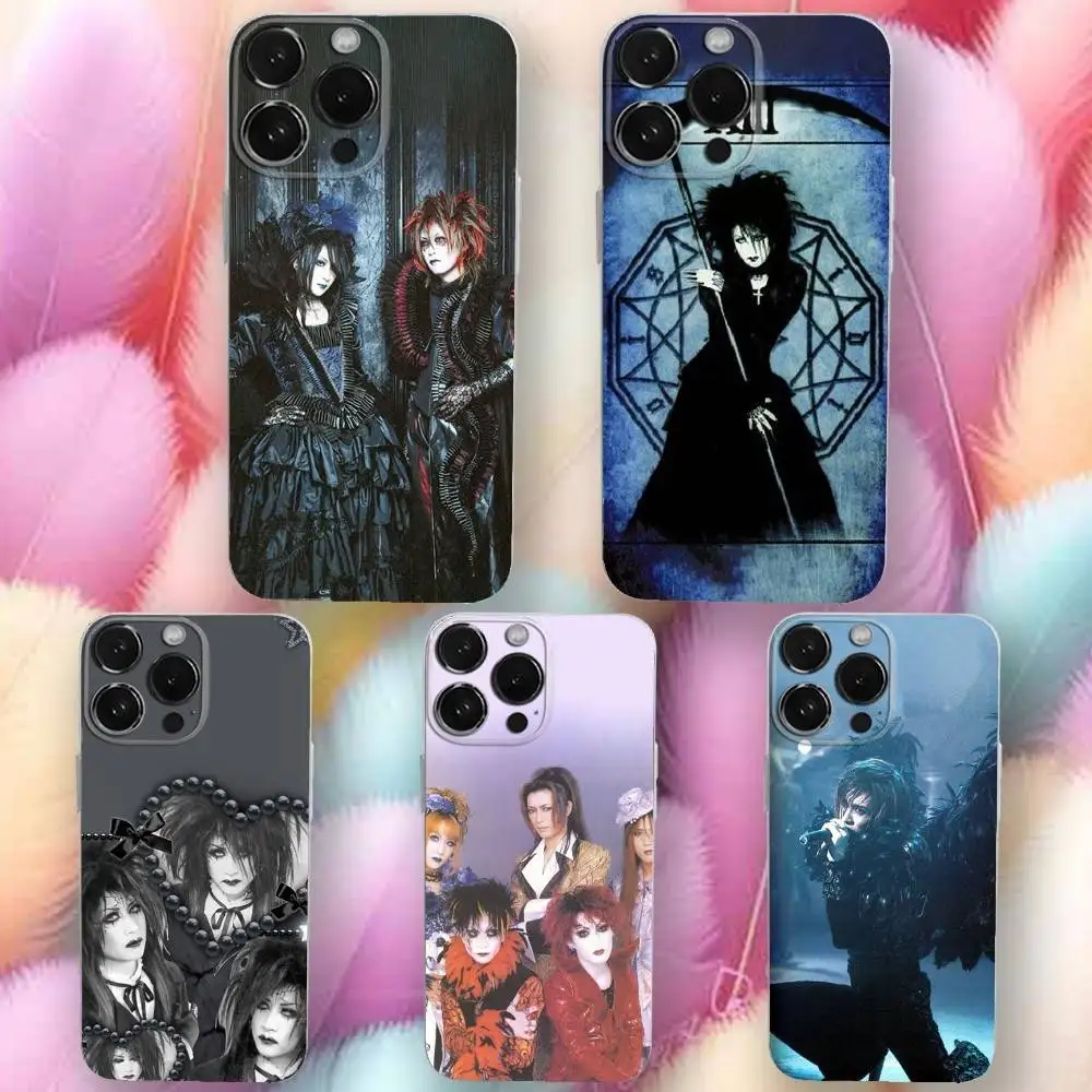 Funda de teléfono Band M-Malices M-Mizers para iPhone 16,se4,15,14,13,12,11 Plus,Pro,Max,XR,XS,X,Plus,SE,Mini funda suave transparente