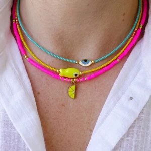 خرز السيراميك والبورسلين على الطراز البوهيمي للنساء، الخرز اليدوي، مزيج الألوان المزيج، مجوهرات الصيف، بالجملة أعلى 10 بيع الصين بالجملة - No5