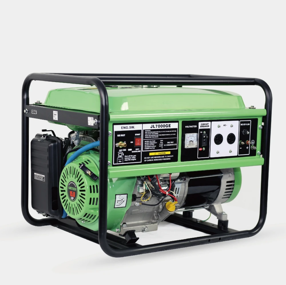 JL6500G/E Factory Direct High Quality natural gas generator portable 