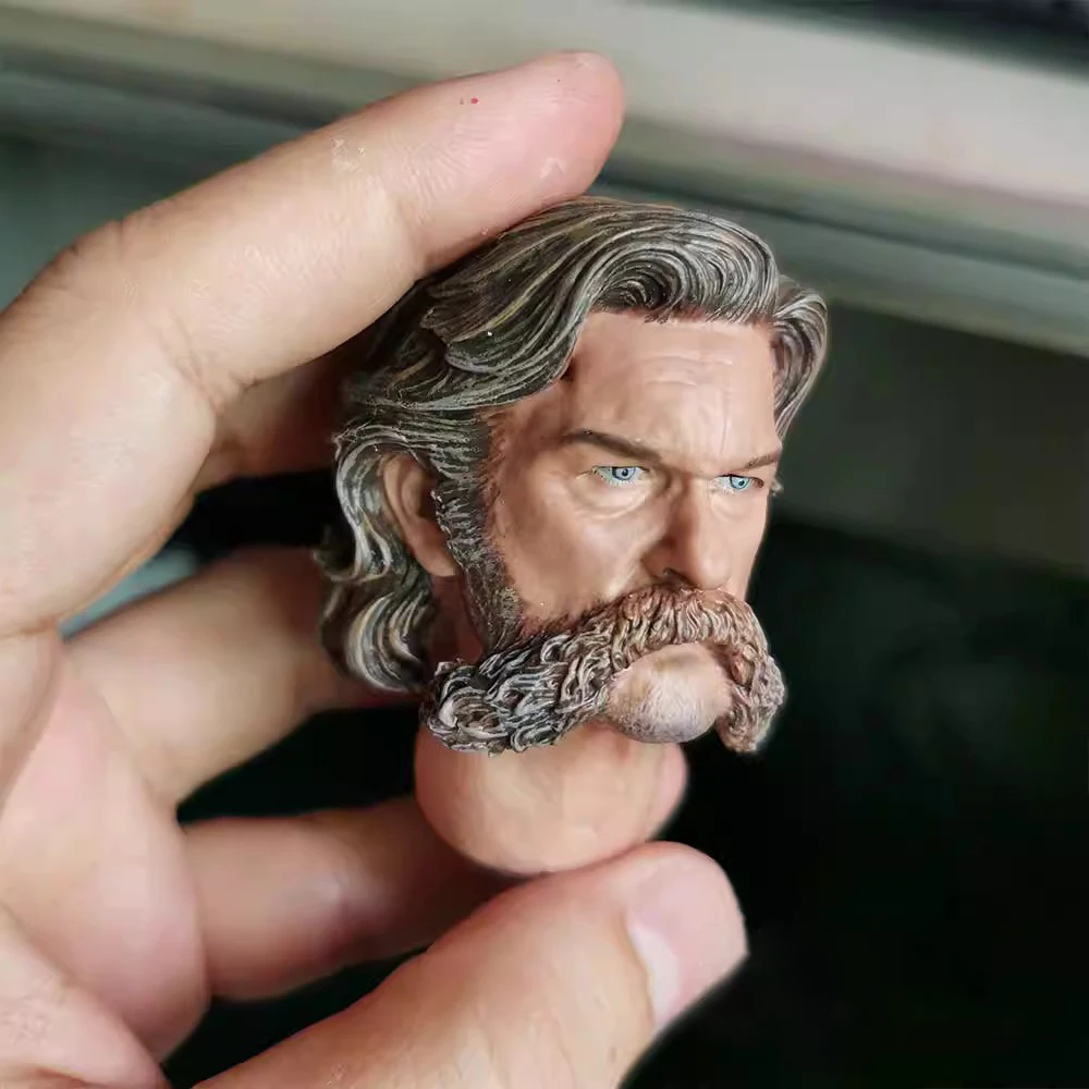 1/6 스케일 John Kurt Russell 헤드 스컬프 조각 모델 Fit 12'' 남성 솔리드 액션 피규어 바디 인형