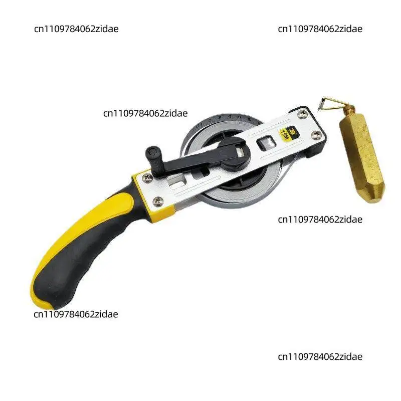 For 5-30m Oil Gauge Tape Measure with Brass Plumb Bob Explosion-Proof Depth Gauge for Petroleum Tank Ship