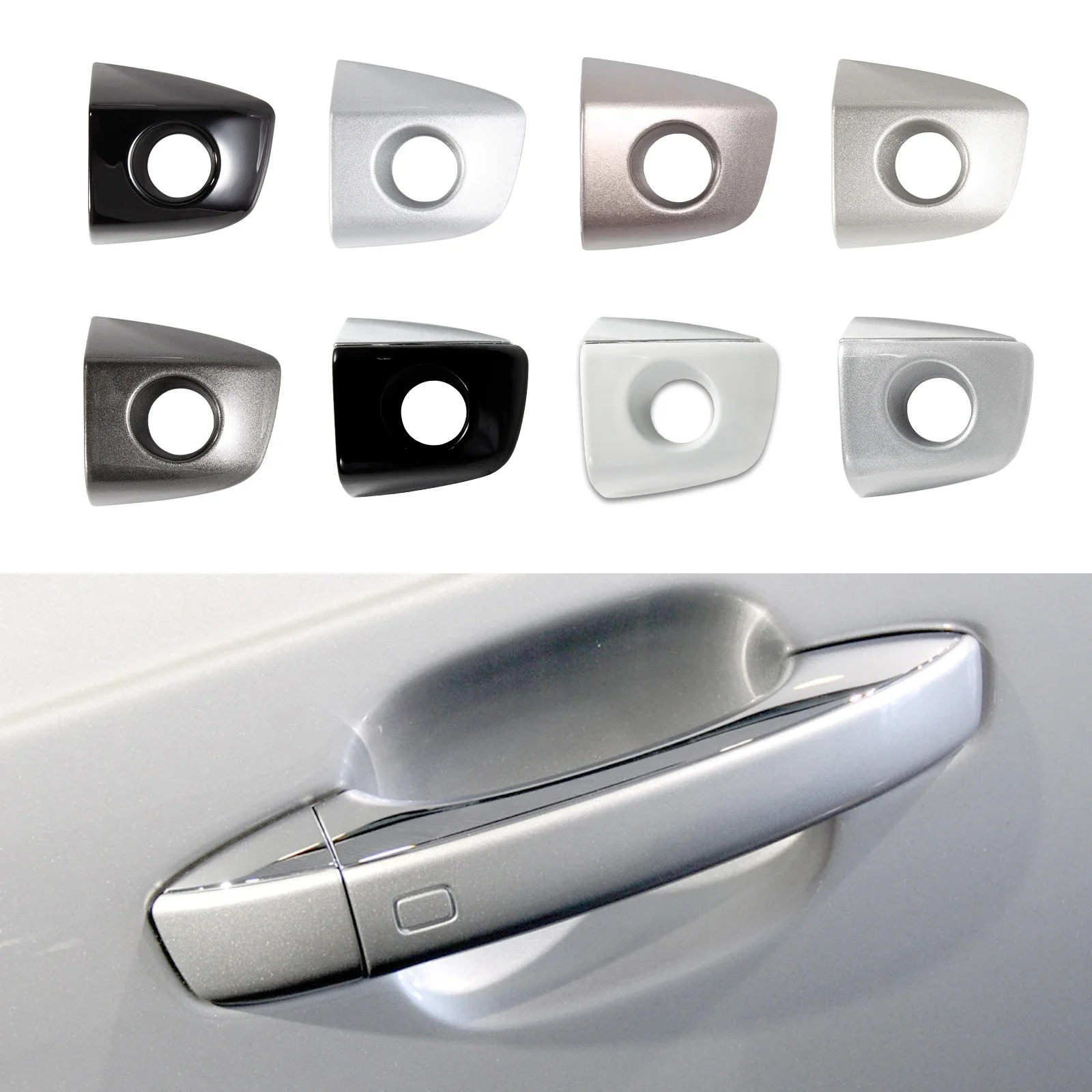 

Pop Front Left Exterior Door Handle Cover Fits For Audi A6 S6 Quattro Allroad A7 A8 S8 RS6 RS7 2011- 2016 4H1837879