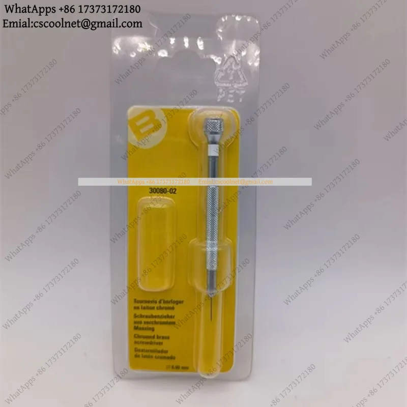 k3 30080 Slotted Screwdriver Set 0.5-3.0mm, Precision Watch Repair Tool for Watchmakers, Flat Head Driver for Jewelry