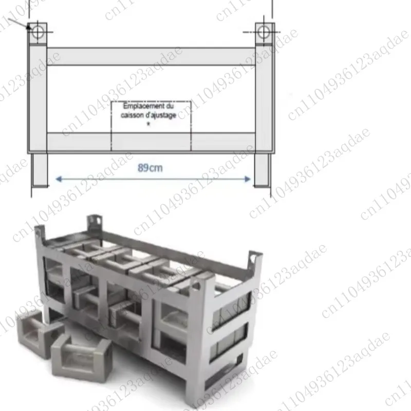 

Weighing M1 20kg Load Test Weight Cast Iron Block Weight 20kg Basket Cage Trolley for Calibration Mass Load Test Weight