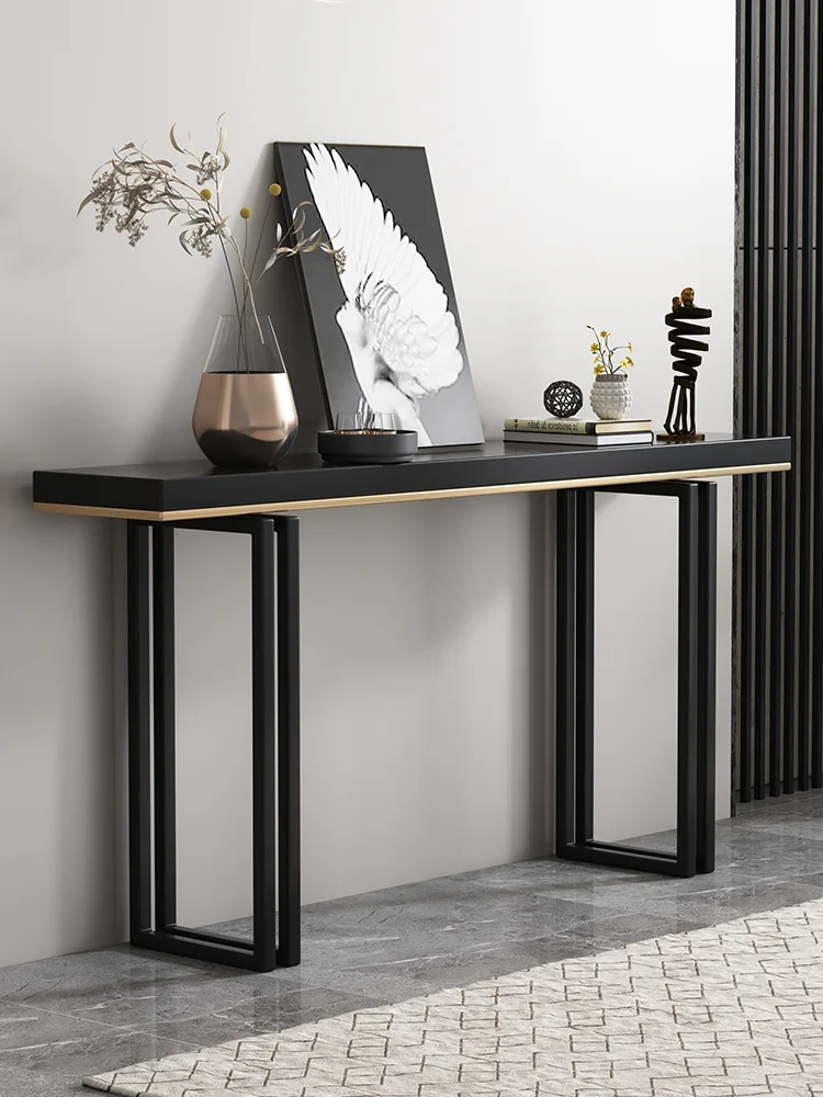 

Modern simple entrance platform Entry door Entry wrought iron entrance table Living room decoration Shielding corridor Square st