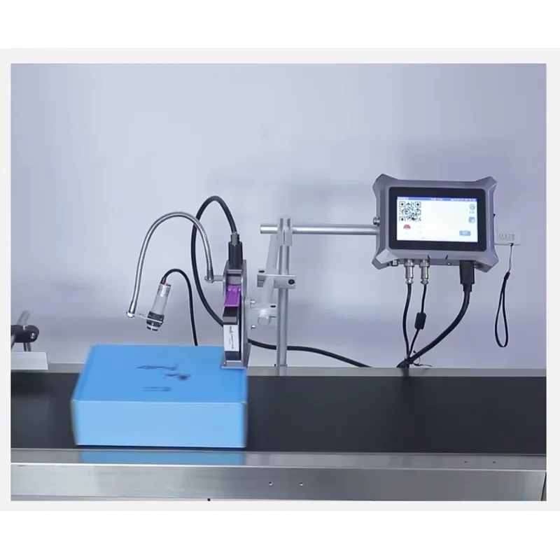 Multilingual Intelligence Automatic New Online Inkjet Printer with Solvent Ink 1 Year Warranty Portable Barcode Printing