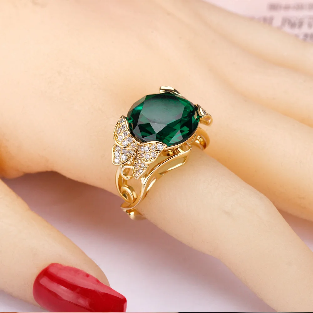 High Quality Pearl Rings Plated Platinum Not Fade Easily Full Cubic Zircon Fine Jewelry Women Wedding Party Gift Clearance Sales