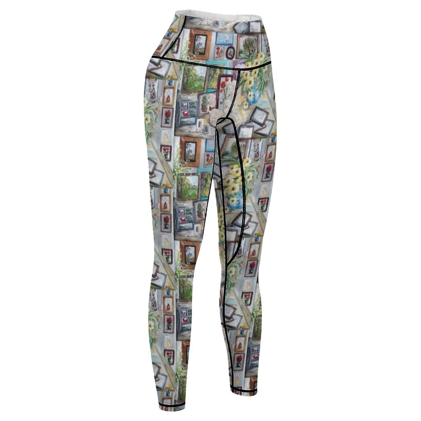 Table of an Art Enthusiast Leggings Female legging pants push up fitness Womens Leggings