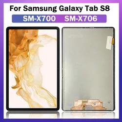 Test For Samsung  Tab S8 SM-X700 LCD Touch Screen Digitizer Assembly For  Tab S8 5G SM-X706 X706B X706U X706N
