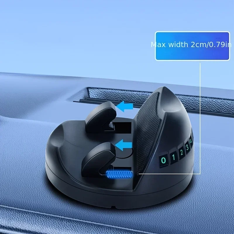 1pc Navigation specific car phone holder, dashboard, temporary parking sign, multifunctional 360 degree rotation