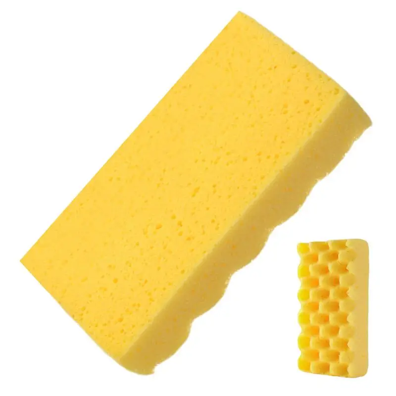 

Car Sponges For Washing Non Scratch Absorbent Wavy Shaped Car Sponges For Washing Portable Scratch-resistant Car Detailing