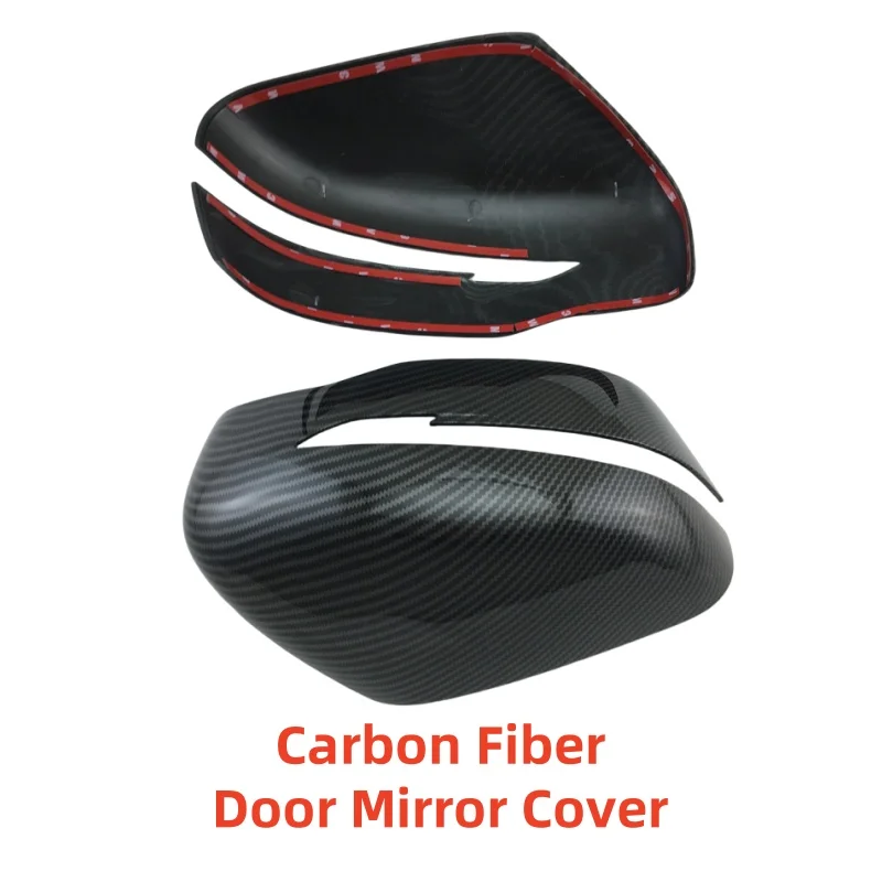 For Nissan Rogue Sport Qashqai X-Trail 2015 2016 2017 2018 2019 Car Carbon  Accessories Side Door Mirror Covers Trim Paste Style view 4