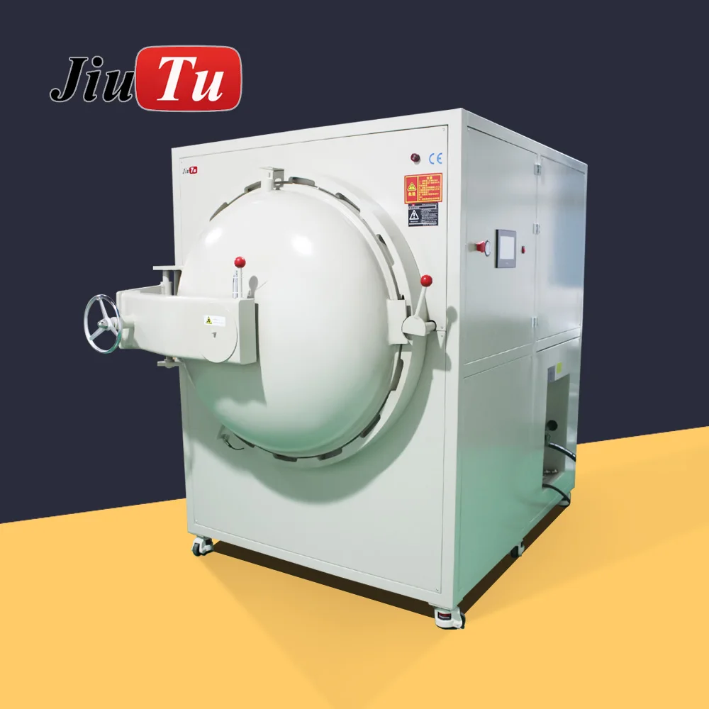 800*1200mm Industrie Opto-elektronica Hogedruk Gesegmenteerde Bellen Remover Voor ITO + CG FILM + CG CTP + LCD Bubble Verwijderen Machine
