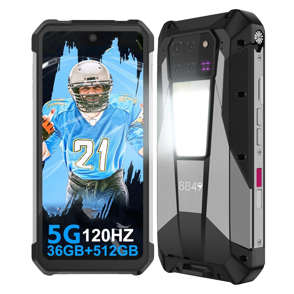 8849 Tank 3 Pro Rugged Smartphone 23800mAh 32/36GB RAM+512GB ROM 5G Outdoor Rugged Cell Phone with Projector  Mobile Phone